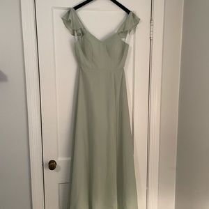 Azazie Dusty Green Dress
